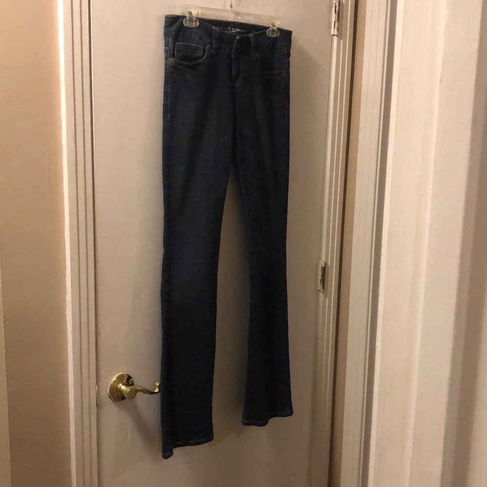 Guess Jeans Women’s Daredevil Boot Cut Dark Blue
